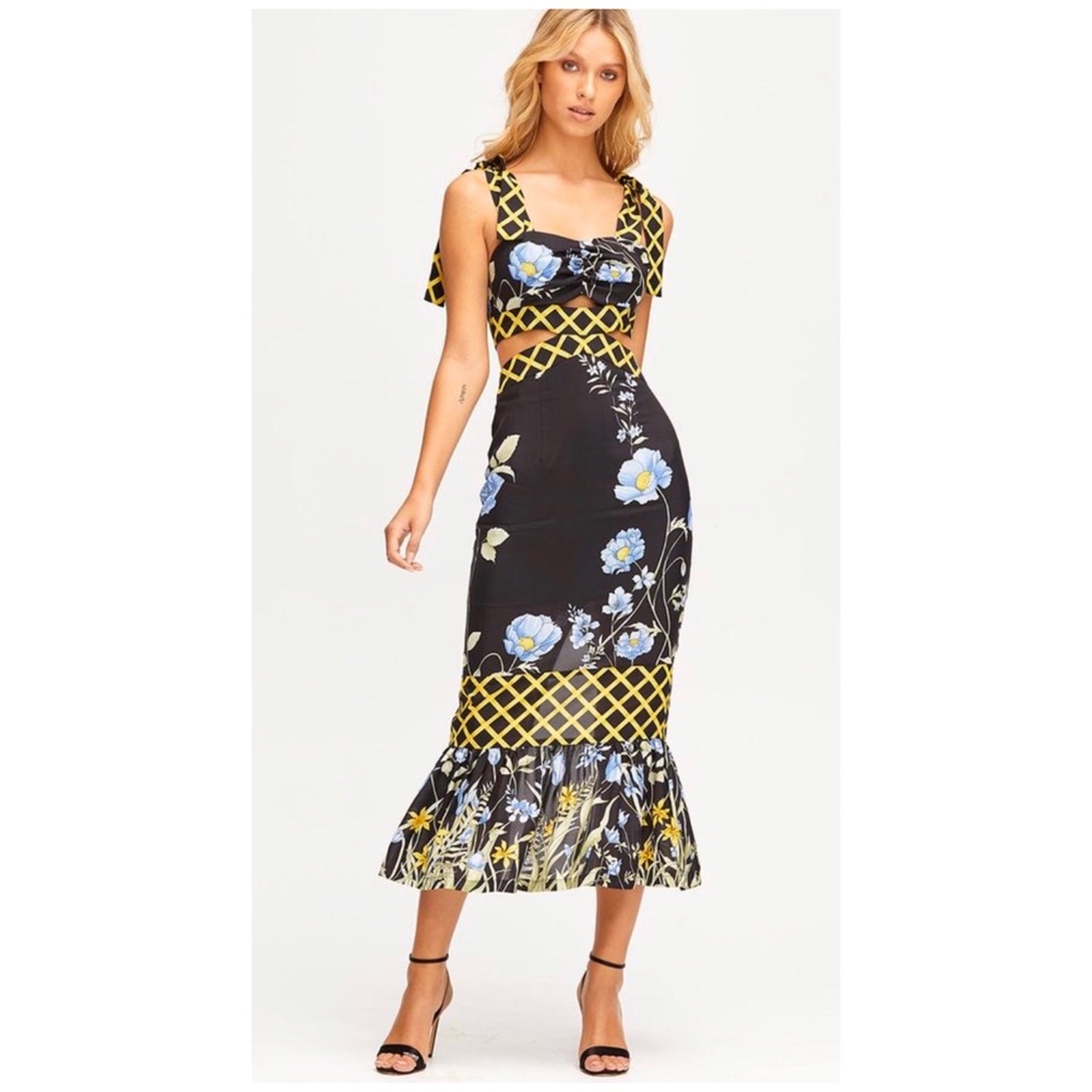 Alice McCall Flower Silk Dress